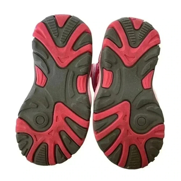 Aleader Pink Girl Outdoor Athletic Strap Closed Toe Hook & Loop Sandals SZ 9 - Picture 7 of 8